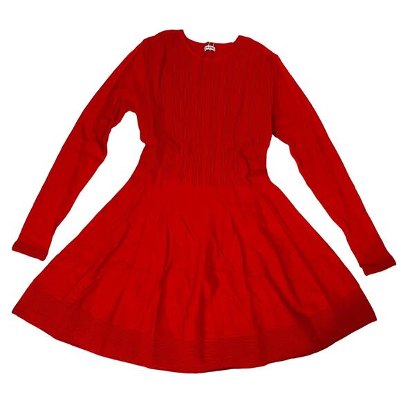 NWT Mayoral Size 18 Red Sweater Dress - Picture 1 of 5